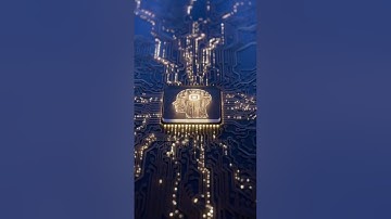 Artificial intelligence and data mining. AI model deep machine learning. Computer gpu chip technolo