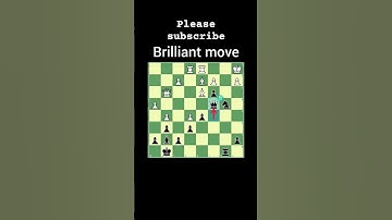 Brilliant move#chess #chessmaster #chesslover #chesslife #chesspuzzle #checkmate #chesstime