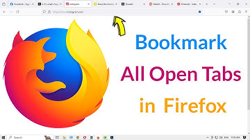 How to Bookmark All Open Tabs in Mozilla Firefox?