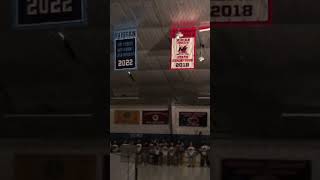 NHHS 2022 Hockey Championship Banner Raising
