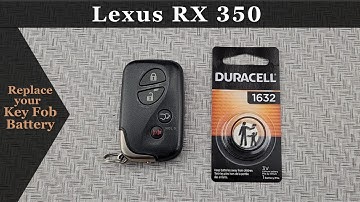 How to DIY Replace Change a 2010-2015 Lexus RX 350 Key Fob Remote Battery
