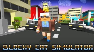 Blocky Cat Simulator Adventure In Blocky City screenshot 3