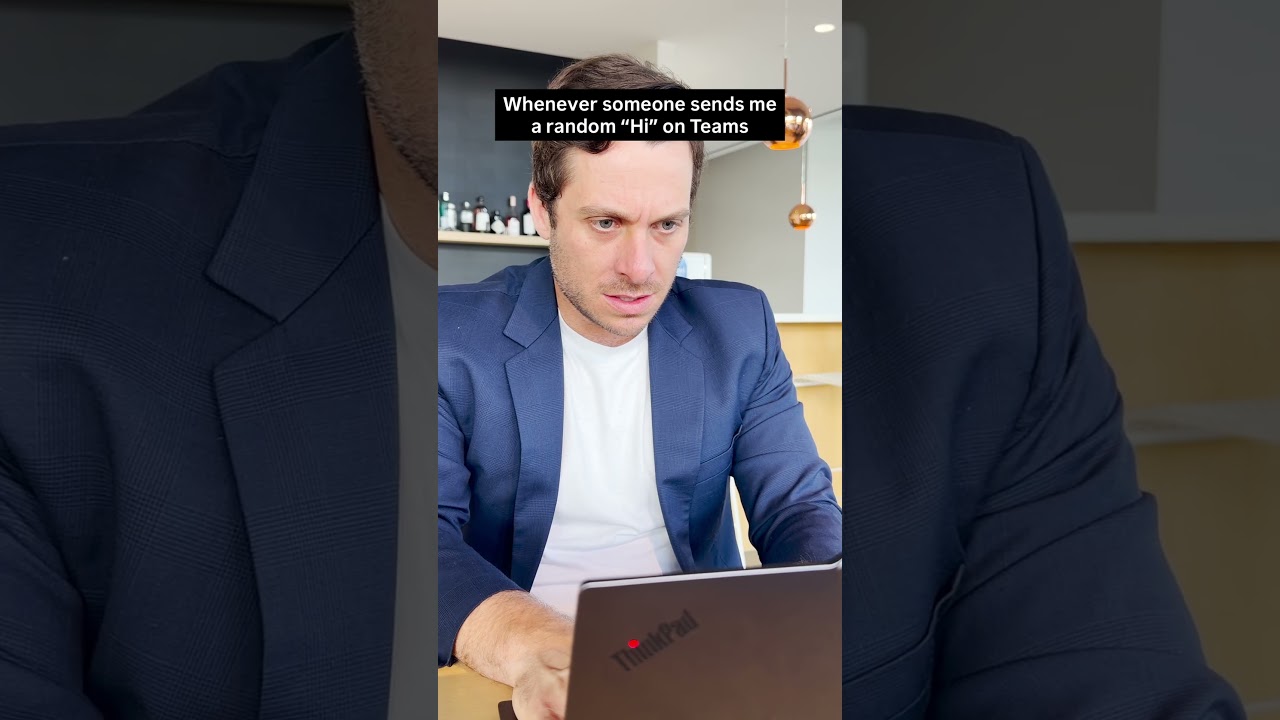 Hi always precedes an ask