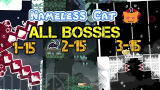 Nameless Cat All Bosses & The End level 1-15 2-15 3-15