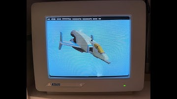3D DSP test (Atari Falcon 030): Solvalou space ship