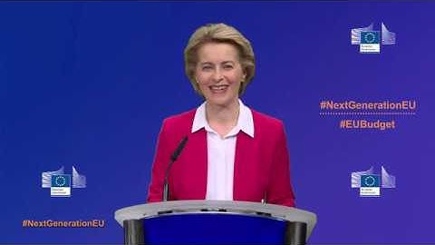 Ursula von der Leyen explains the MFF #EUbudget and Coronavirus Recovery plan #NextGenerationEU