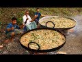 Biggest Chicken Omelette | Super Fluffy Omelette | Amazing Chicken Omelette | Grandpa Kitchen