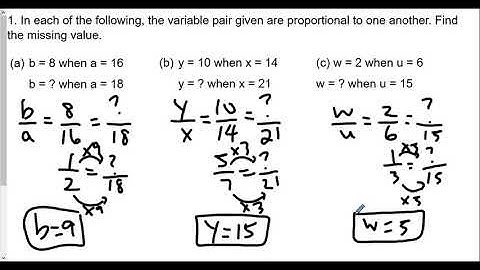Algebra 2 Linear Functions Lesson 1 Direct Variation HW Review Part 1