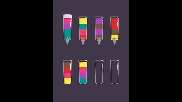 Cups - Water Sort Puzzle Level 33 Three stars