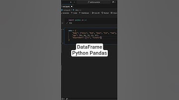 Python Pandas DataFrame in 60 Seconds #pyhton #pandas #dataframe #pandasdataframe #learnpython