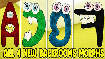 UPDATE  - How To Find ALL 4 NEW BACKROOMS MORPHS in Find The Backrooms Morphs