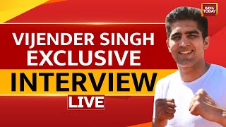 Vijender Singh Exclusive Interview LIVE: Boxer Vijender Singh Quits Congress, Joins BJP |India Today