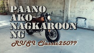 Rusi Classic250 cafe racer Bagito Rider