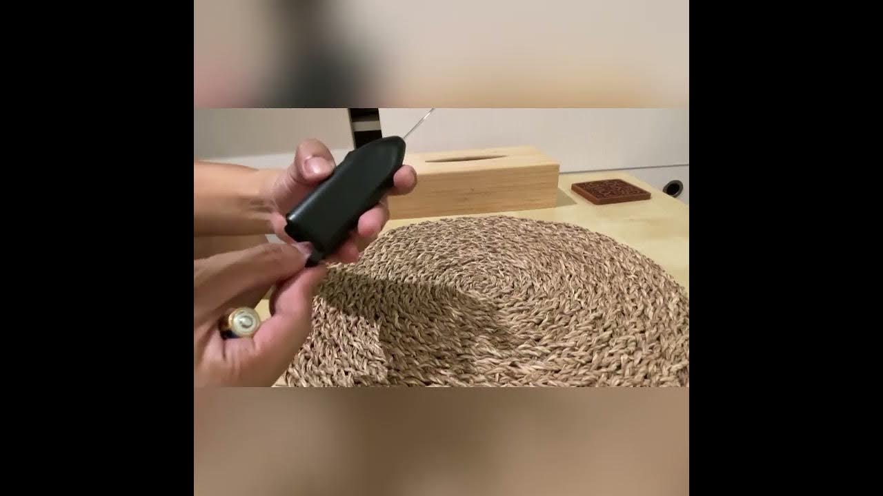 IKEA 奶泡機 裝電池 （奶泡器裝電池） IKEA milk frother Install the battery YouTube