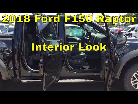 2018 Ford F150 Raptor Interior Look Black Leather And