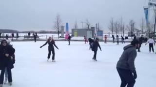 Skating Harbourfront Toronto