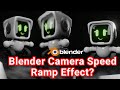 How to make speed ramp animation in blender