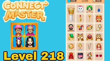 Connect master match puzzle level 218 solution walkthrough 