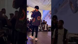 Davido and phyno performing at ned nwoko's birthday