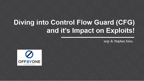 Diving into Control Flow Guard (CFG) and it