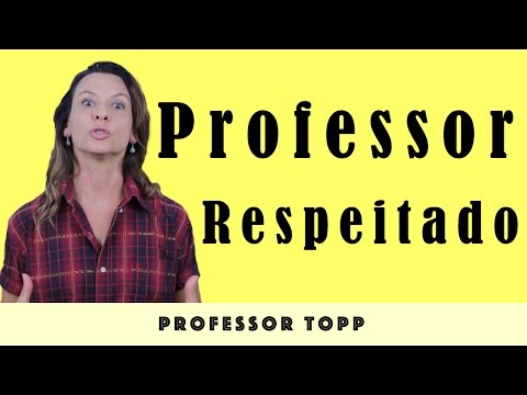 Vídeo: Como Conseguir Respeito Na Sala De Aula