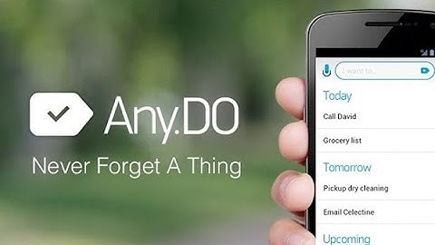 Any.DO [Android] Video review by Stelapps