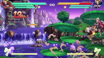 DBFZ - Android 18 1-bar corner combo
