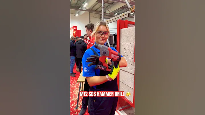 Milwaukee m12 SDS compact hammer drill, have you tried it 😮‍💨#milwaukeetools #howtomakemoney #tool