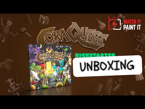 CoraQuest Kickstarter Edition : Unboxing