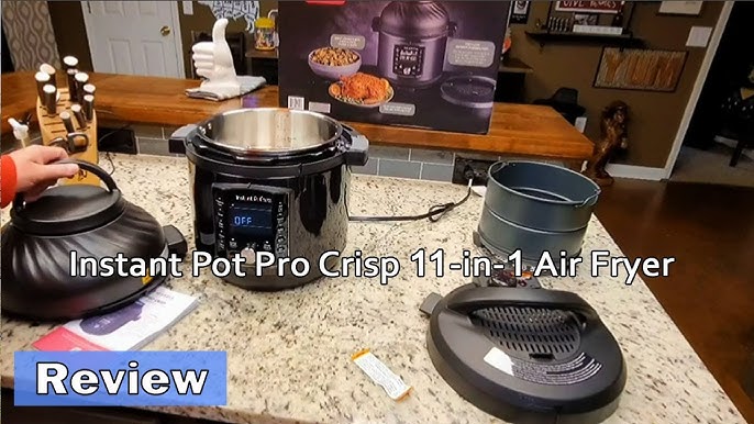 Instant Pot 8Qt Pro Crisp Pressure Cooker Basket Airfryer +