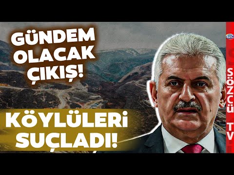 YOK ARTIK! Erzincanlı Binali Yıldırım Köylüleri Suçlayıp Maden Şirketini Savundu!