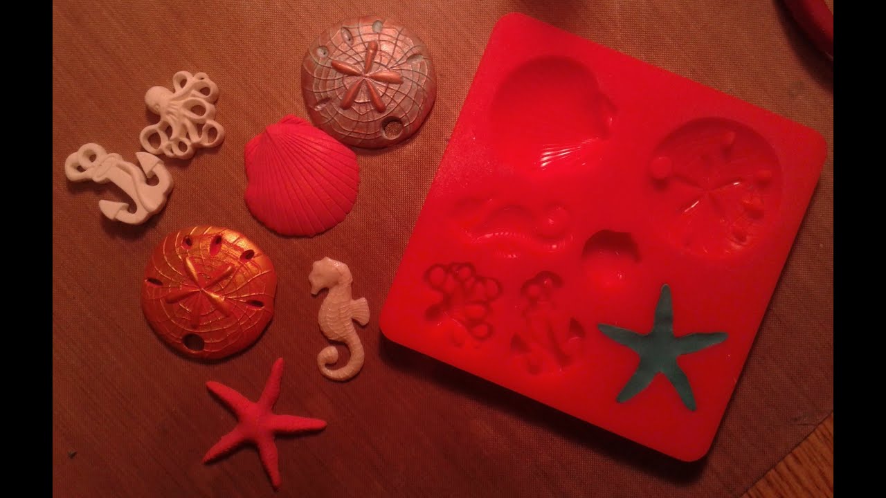 Polymer Clay In Mod Podge Mod Molds Sea Life YouTube Polymer Clay In Mod Podge Mod Molds Sea Life YouTube