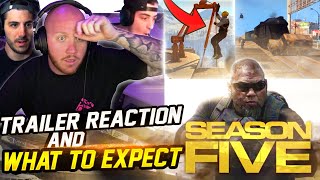 WHAT TO EXPECT IN WARZONE SEASON 5! MAP CHANGES!? NEW GUNS! TRAIN!!