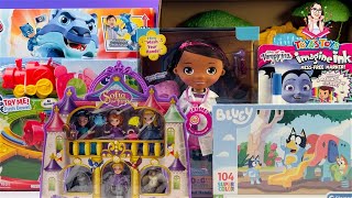 Unboxing and Review of Disney Junior Characters Toy Collection