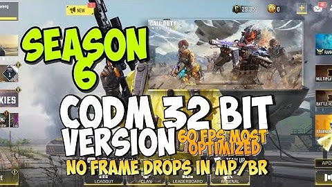 32BIT CODM SEASON 6 FIX LAG 60 FPS | WITH MP & BR GAMEPLAY - CALL OF DUTY MOBILE 32 BIT TUTORIAL