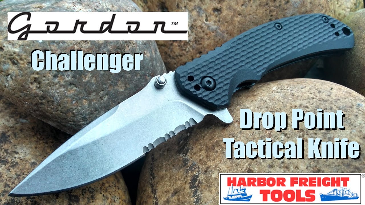 Harbor Freight makes a knife? The Gordon "Challenger" drop point