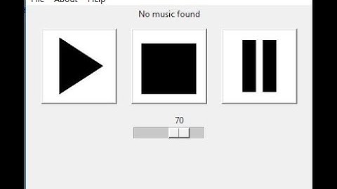 Music player made using python