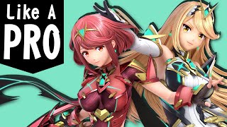 Like A Pro With PYRA/MYTHRA│Super Smash Bros Ultimate Montage