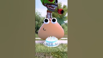 Pou vs Sprunki: Cake Battle Begins! 🎂⚔️ #Pou #Sprunki #Cake #Drop #Battle #Game #Horror