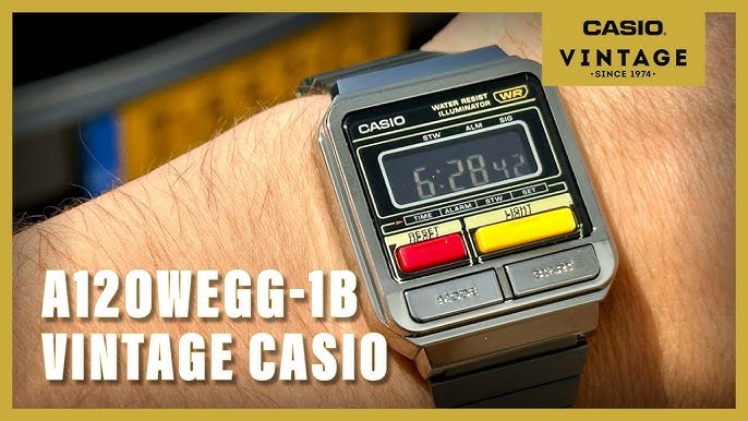 Casio A120W follow A100W up - Superb YouTube - the to