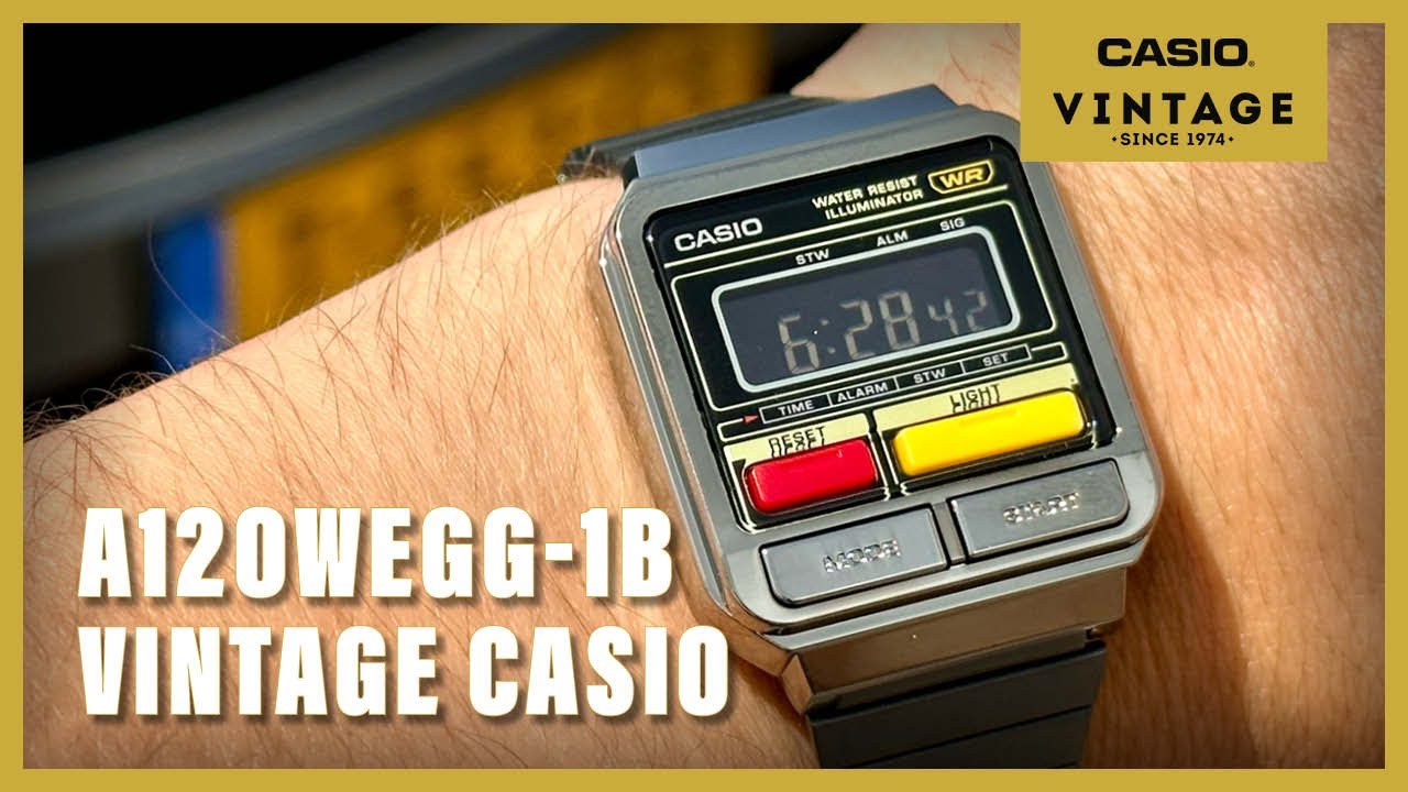 Unboxing The Casio Vintage A120WEGG-1B 