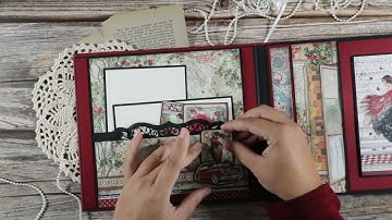 Desire mini album | Flipthrough | Stamperia Papers