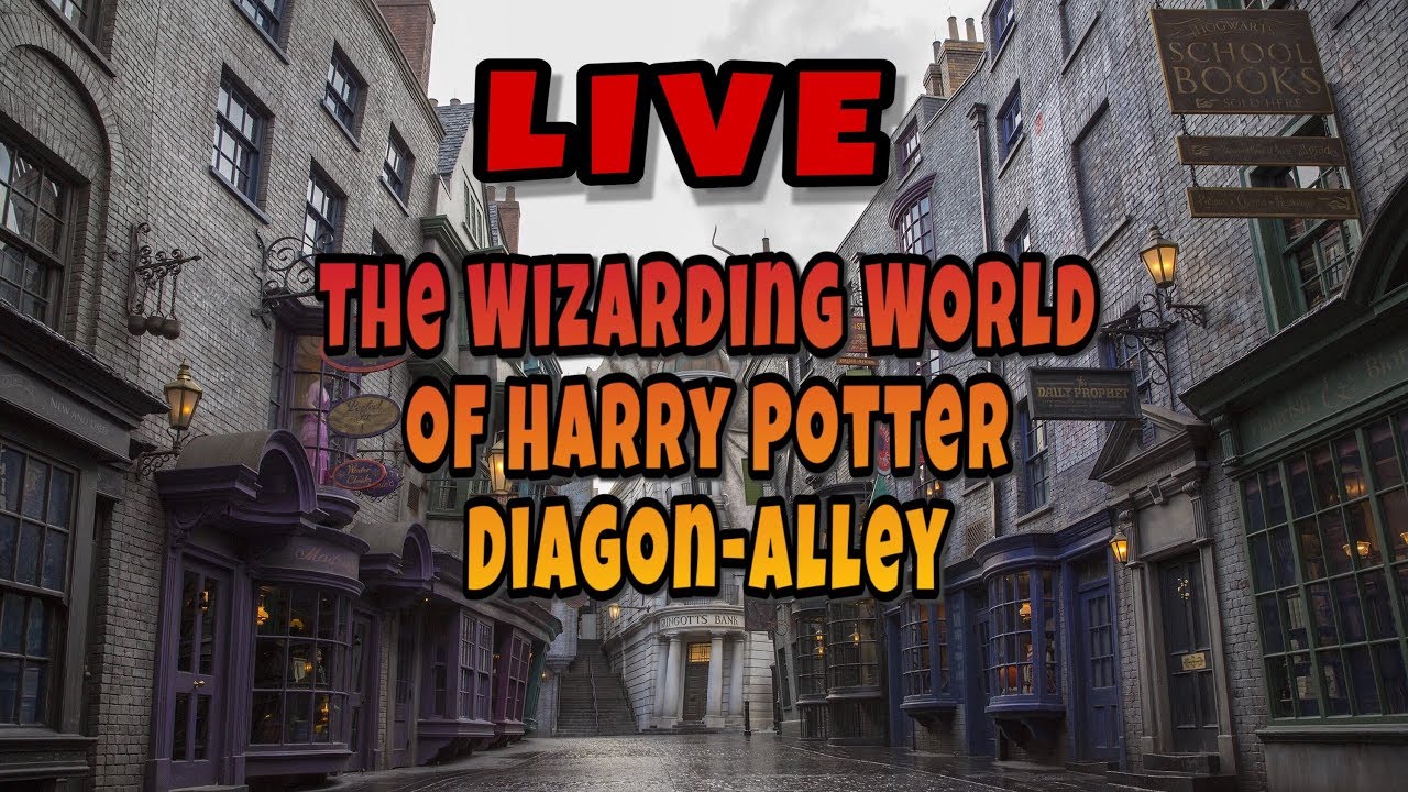 Live The Wizarding World Of Harry Potter Diagon Alley Winkelgasse Universal Studios Florida Youtube