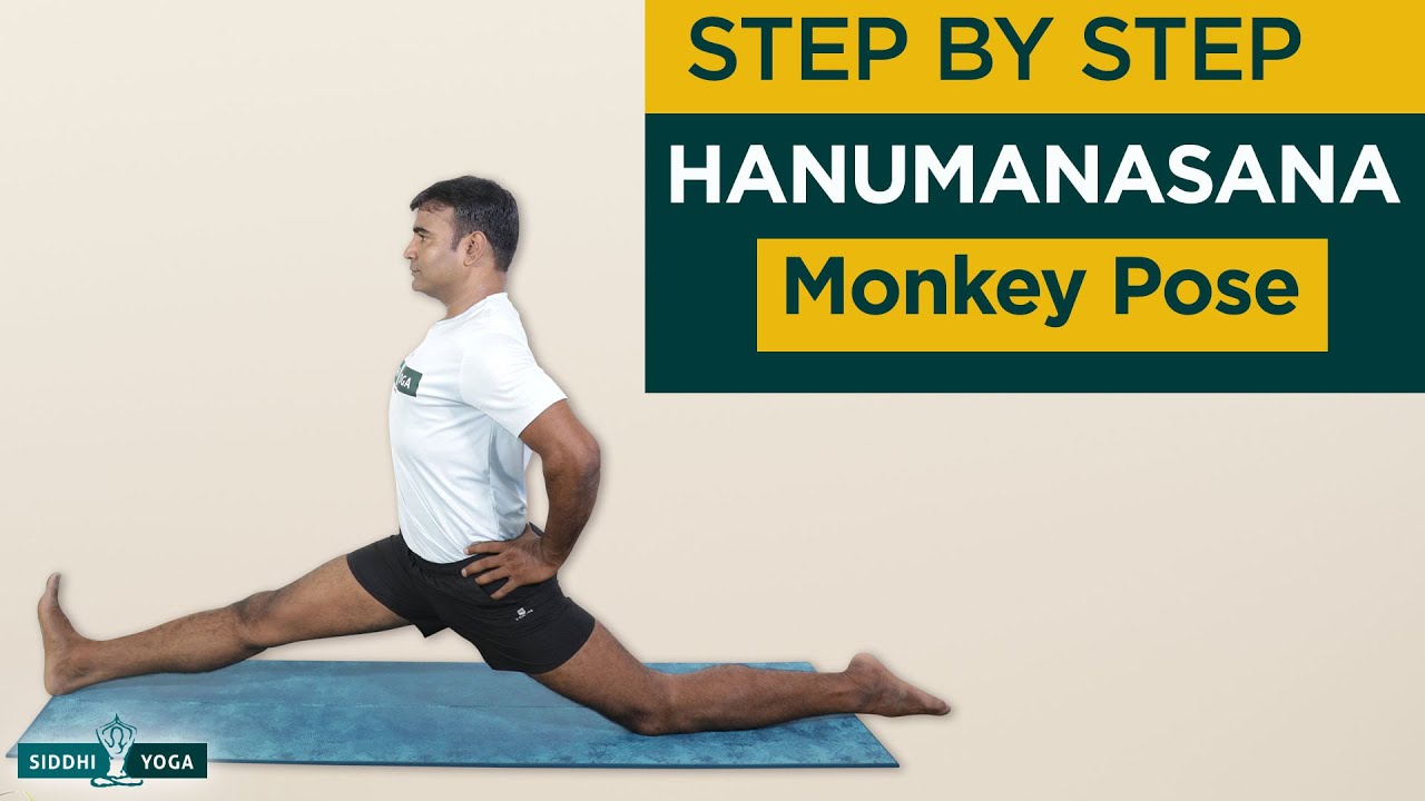 Hanumanasana monkey pose stock image. Image of girl, care - 2717215