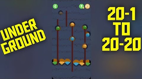 DIG IT game 20-1 - 20-20 walkthrough|Under ground level 1-20