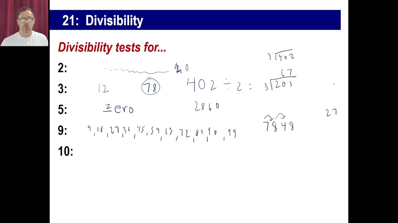 Saxon Math - 76 (4th Edition) - Lesson 21: Divisibility - YouTube