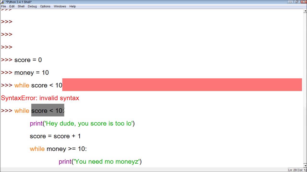 Python Tutorial 14 - Nested while Loop