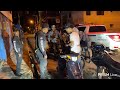 Recorrido de la policia en barrios de san francisco de macoris