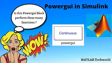 Powergui block in MATLAB Simulink/MATLAB Tutorial for begineers/MATLAB Techworld
