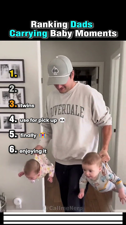 Ranking Dads Carrying Baby Moments 💪